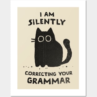 Silently Correcting Your Grammar Posters and Art